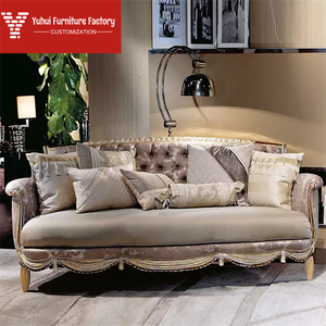 Ensemble de canapés de salon Alexander, style moderne et luxueux, en tissu français, avec pieds en bois, combinaison simple, double ou <span class=keywords><strong>trio</strong></span> - Product Image 1