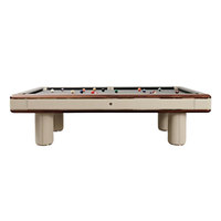 Table de billard/snooker de luxe Ozsmei en bois massif et ardoise, 7/8/9 pieds, durable et personnalisable pour usage commercial ou domestique