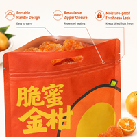 Sachet d'emballage alimentaire personnalisé imprimé avec poignée et fermeture éclair pour noix, fruits secs et autres aliments