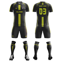 Camiseta de Fútbol Personalizada para Hombre, Uniforme de Fútbol al por Mayor, Camiseta de Malla Transpirable de Poliéster, Pantalones Cortos, Uniforme de Equipo, Ropa Deportiva al por Mayor de Fábrica