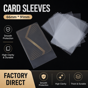 ซองใส่การ์ดใสขนาด 66x91 มม. สำหรับการ์ดสะสม การ์ดกีฬา การ์ด TCG ป้องกันการ์ด ขายส่ง - Product Image 5
