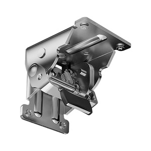 Bisagra plegable de hierro de 2,5 mm con bloqueo automático para montaje en superficie para tableros de mesa y muebles - Product Image 3