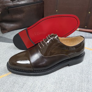 Scarpe <span class=keywords><strong>da</strong></span> smoking <span class=keywords><strong>da</strong></span> <span class=keywords><strong>uomo</strong></span> di alta qualità con suola spessa in pelle verniciata, scarpe Oxford stringate classiche eleganti per matrimoni - Product Image 1