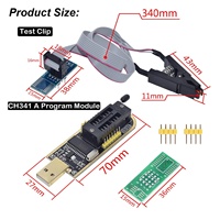 DIYmall CH341A série 24 25 EEPROM Flash BIOS USB Module de programmation + SOIC8 SOP8 Clip de Test pour EEPROM 93CXX/25CXX /24CXX