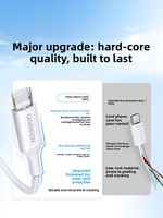 Kabel Data Ultra Pendek Ugreen L501 dengan Konektor Type-C//USB-A untuk iPhone 15 Pro Max-PD 3.0 60W Pengisian Cepat