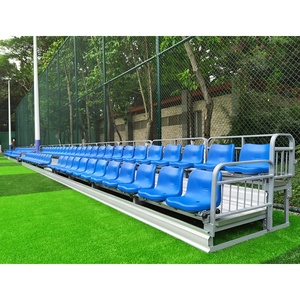 Sièges en plastique à dossier moyen pour gradins extérieurs en aluminium, chaises de stade métalliques pour intérieur, taille et <span class=keywords><strong>couleur</strong></span> personnalisables - Product Image 2
