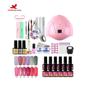 Mixed Procurement Low Price Professional Economics Nail Drill UV Lamp Curing Nail Acrylic UV <b>Gel</b> Nail Art Tool <b>Kit</b> - Product Image 2