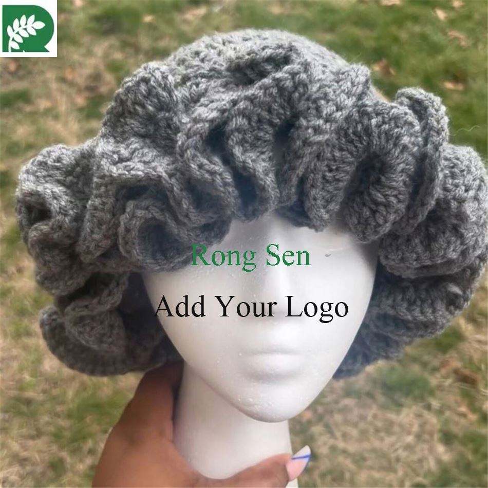 Knit Hat Bucket Hat Pixie Cut Wholesale Custom Ruffle Hat Fashion