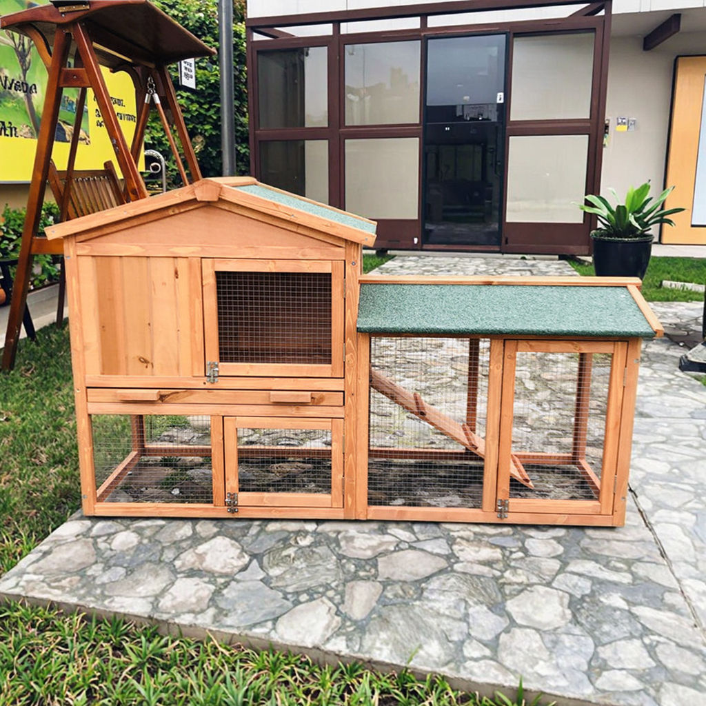 Indoor Rabbit Cages for Sale High Quality Metal Wood Design