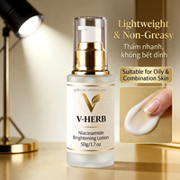 Émulsion Éclaircissante au Niacinamide du Vietnam en Gros, Sans Huile, Non Comédogène, Réduit le Sébum, Resserre les Pores