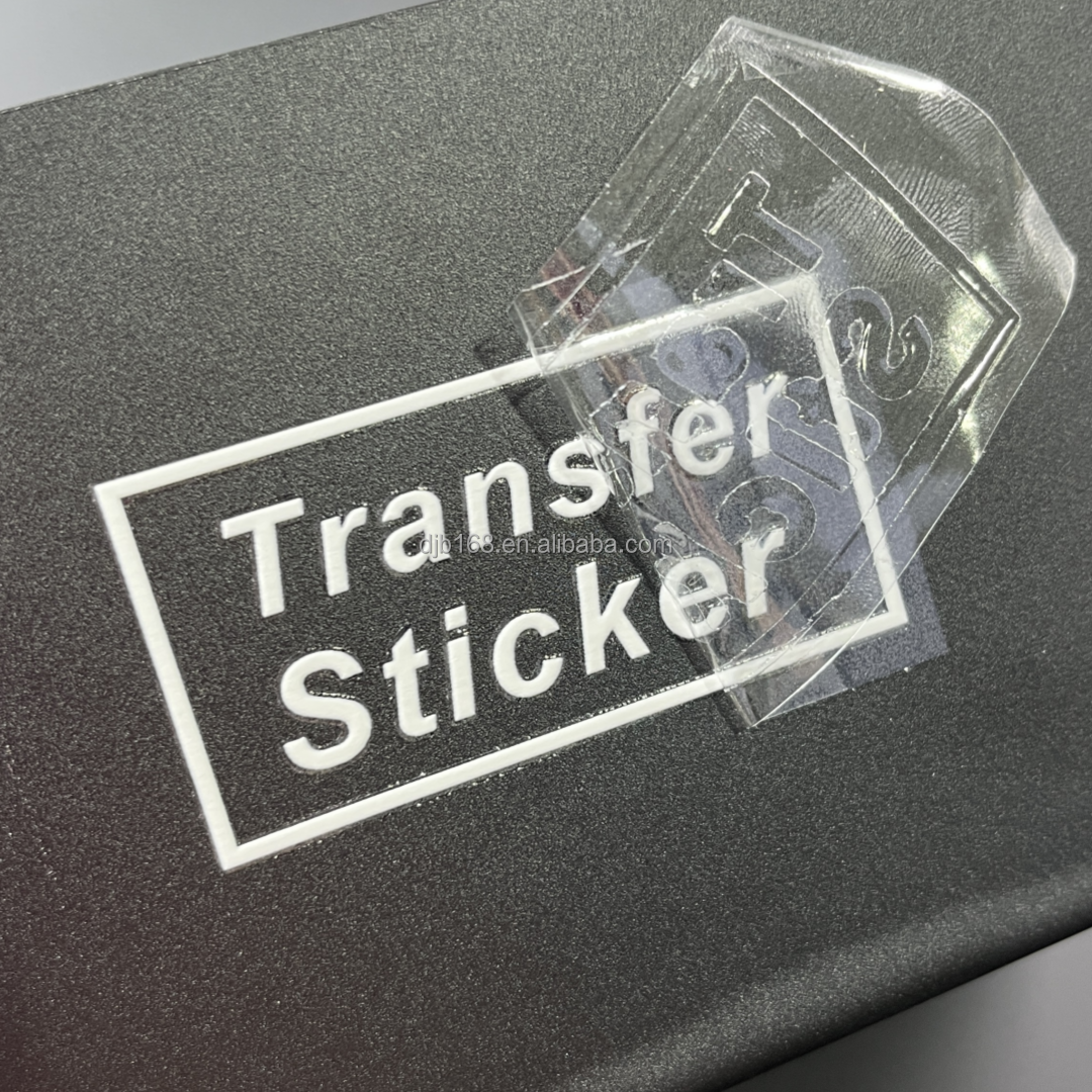 Custom Printed Packaging Labels logo Transfer Stickers 3d Metal Stickers Waterproof Uv Dtf Labels Transfer Stickers