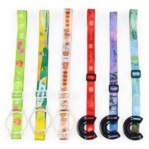 Custom Beer Drink Holder Neck Lanyard Water Bottle With Sleeve and Strap