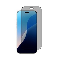 Protection d'écran intégrale anti-espion pour iPhone 18 Pro 16E 15Plus 14Pro Max, verre trempé imprimé soie anti-espion pour iPhone 17 Air