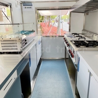 Chariots et remorques alimentaires pour poulet frit à prix de gros, 4m, fabricant, voiture de restaurant mobile, restaurant de fruits