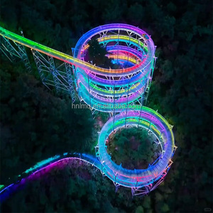 Tobogán Acuático <span class=keywords><strong>de</strong></span> Cristal para Parques <span class=keywords><strong>de</strong></span> Atracciones, Cultura Escénica y Turismo, Montaña Rusa para Juegos Divertidos <span class=keywords><strong>de</strong></span> Verano - Product Image 1