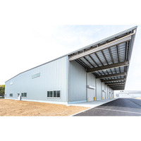 Edificio Prefabricado de Estructura de Acero para Escuelas y Supermercados, Diseño para Talleres, Almacenes, Hangares y Talleres