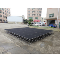 Plateforme de scène pliable pour concerts, installation rapide pour spectacles
