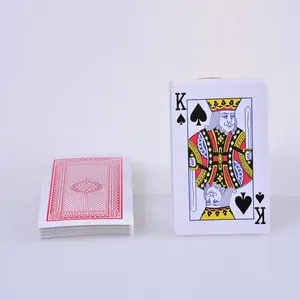 personnalisé Carte À Jouer En Plastique porte-Carte De Jeu Impression PVC Carte De Poker Fabricant Pour Adultes