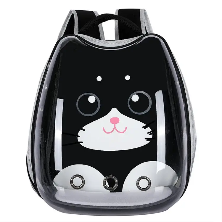 Sac en silicone personnalisé pour animaux de compagnie, sac à dos portable pour l'extérieur, pour chiens et chats, pour les voyages