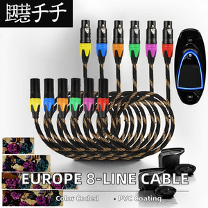 Europa 8 líneas De Icam <span class=keywords><strong>Egygold</strong></span> adaptador Splitter Cable de Audio con chaqueta de PVC 5m de longitud para cámara y uso de TV Alemania Polonia Austria - Product Image 2
