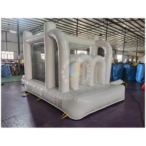 Castillo Inflable Blanco Comercial Personalizado a Precio de Fábrica con Tobogán para Fiestas Infantiles, Eventos y <span class=keywords><strong>Alquiler</strong></span> - Product Image 2
