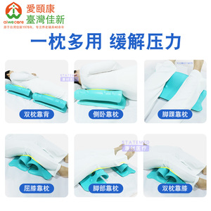 Colchoneta de Posicionamiento para Enfermería Aiyikang 668x365x150mm, Diseño Ergonómico, Soporte para la Espalda, para Cuidado de Ancianos Postrados en Cama - Product Image 2