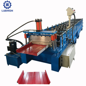 <span class=keywords><strong>Machine</strong></span> portative mobile de fabrication de profilés de toit SSR à joint debout <span class=keywords><strong>Machine</strong></span> de fabrication de profilés de toit à joint debout - Product Image 1
