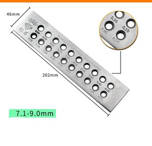 珠宝钢丝拉板圆孔碳化钨钢拉板便携式珠宝制造工具 - Product Image 3