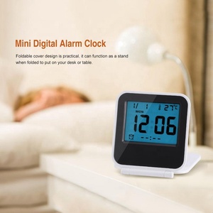 Xách Tay Đa Chức Năng Kỹ Thuật Số Mini Travel Gấp Bảng Bàn Snooze Đồng Hồ Báo Thức Với LCD Có Thể Gập Lại Màn Hình Lớn Quà Tặng Khuyến Mãi - Product Image 5