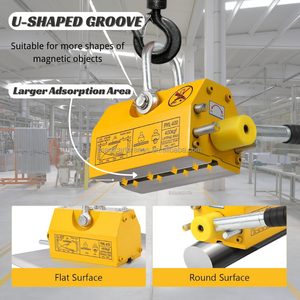 Sollevatore Magnetico Permanente Manuale Portatile Magicart 1t 2t 5t per Carichi Pesanti con Attivazione di Sicurezza On/Off - Product Image 6