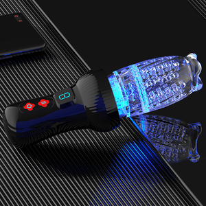 Intelligent Digital Display Male Masturbator Cup - 9 Speeds Telescopic Rotation Silicone Electric Sex Toy for Men - Product Image 6
