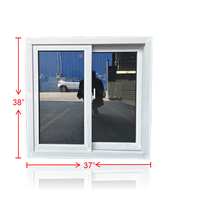 Profilés UPVC modernes haute performance coupe-vent en vinyle à double vitrage fenêtres coulissantes en PVC impact d'ouragan portes des Bahamas en plastique