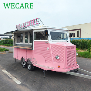 Nouvelle remorque de restauration rétro, foodtruck <span class=keywords><strong>vintage</strong></span>, camionnette Citroën H mobile, <span class=keywords><strong>camion</strong></span> de vente de glaces, café, boissons glacées, à vendre - Product Image 1