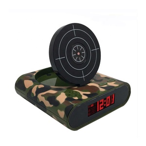 Reloj Despertador con Forma de Pistola, Función de Grabación y Disparo, Reloj Digital Láser Divertido para Mesa y Escritorio, Regalo Creativo para Estudiantes y Niños - Product Image 2
