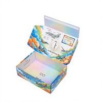 Boîte d'expédition en carton ondulé écologique avec logo personnalisé, pelliculage mat, matériaux recyclés pour les petites entreprises de cosmétiques