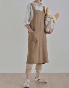 Factory Wholesale Japanese Simple <b>Gardening</b> Men and Women Linen <b>Apron</b> Retro Home Bib Custom Logo - Product Image 1