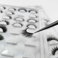 Productos de belleza de etiqueta privada Pestañas postizas Pestañas naturales Pestañas de tira completa