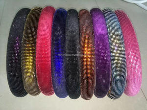 Funda de <span class=keywords><strong>volante</strong></span> con cuentas de plástico para mujer y niña, accesorios para coche - Product Image 2