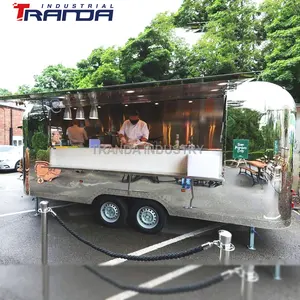 2021 American Popular Fast Food Carts Crepe Food Truck With Snack Mobile Kitchen Cooking Equipments Price