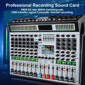 Biner TX-12 Professional <strong>DJ</strong> Audio <strong>Mixer</strong> 12-Channel Mixing Console with 99 DSP Digital Effects - Product Image 5