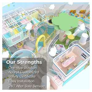 Parque Infantil Interior Personalizado con Temática de Nubes Pastel, Multifuncional, con Certificación CE, para Niños de 2 a 12 Años - Product Image 2