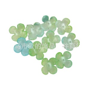 ลูกปัดดอกไม้ลึกลับของอามิอาว สีไล่ระดับ ABS สำหรับทำสร้อยข้อมือ ขนาด 10 มม. ลูกปัดแบบกระจาย สำหรับงานเครื่องประดับ - Product Image 3