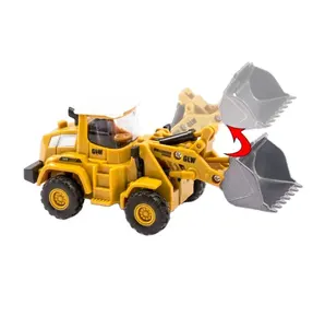 1:55 miễn phí bánh xe diecast kim loại máy xúc xây dựng mô hình xe tải Xe tải đồ chơi xe nâng lớn