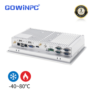 PC industrial todo en uno de 10,1 pulgadas, Intel J6412 2Inte i211LAN 2COM para línea de producción, panel frontal impermeable sin ventilador - Product Image 5