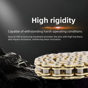 <span class=keywords><strong>Cadena</strong></span> sellada con aceite para motocicleta 428/<span class=keywords><strong>520</strong></span>/525-<span class=keywords><strong>Cadena</strong></span> silenciosa para motocicletas todoterreno engrosada para un desgaste mejorado - Product Image 4