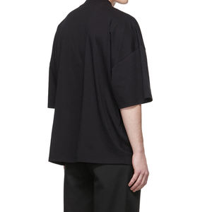 T-shirts décontractés à manches courtes pour hommes, coupe oversize à épaules tombantes, en tissu épais, vierges pour la personnalisation, vente en gros, fabricant - Product Image 3