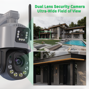 Cámara de Seguridad CCTV Inalámbrica IP PTZ WiFi 4G con Tarjeta SIM OEM <span class=keywords><strong>ICSee</strong></span> 50X, con 2 Lentes, 2 Vistas y Zoom Óptico <span class=keywords><strong>para</strong></span> Monitoreo en Exteriores - Product Image 2