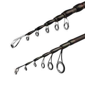 1.98m2.1m2.4m2.7m <span class=keywords><strong>canne</strong></span> à pêche télescopique <span class=keywords><strong>M</strong></span> Tone 6-12LB <span class=keywords><strong>8</strong></span>/3OZ 4/3OZ télescopique 54cm cannes à pêche en <span class=keywords><strong>carbone</strong></span> manche en bois - Product Image 4