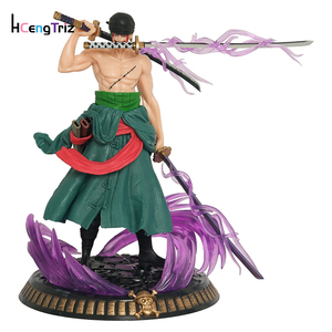 Vente en gros <span class=keywords><strong>Fantastique</strong></span> Dream Flow Figurines à collectionner pour One Piece Petit 20CM Zoro Double Têtes Trois Lames Fait Anime Action - Product Image 1