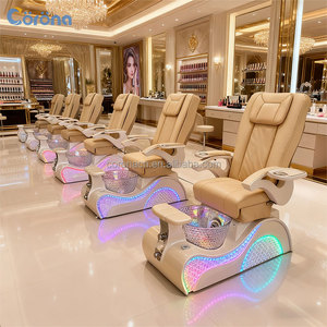 Sillón de Pedicura Profesional de Lujo sin Tuberías con Masaje para Salón de Belleza - Product Image 6